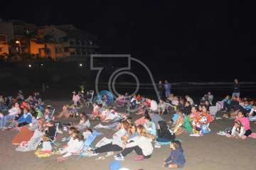 Cine de verano en Salinetas-Telde (Foto TA)